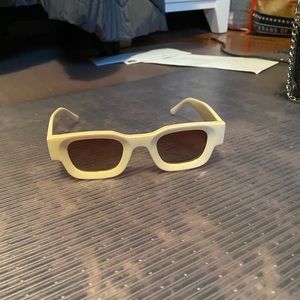 Cream and yellow only Amsterdam sunglasses